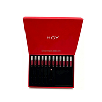 Ensemble de pinceaux de maquillage pour filles avec logo personnalisé, boîte cadeau, ensembles d'outils de maquillage, boîtes complètes, ensembles cadeaux pour femmes