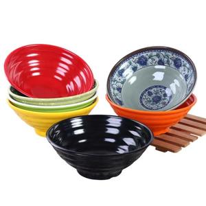 ชามบะหมี่กึ่งยาวแบบญี่ปุ่นชามเมเนียพอร์ซเลนสำหรับใช้ในเชิงพาณิชย์ชามพลาสติกเส้นก๋วยเตี๋ยวขนาดใหญ่สำหรับเสิร์ฟก๋วยเตี๋ยวข้าว - Product Image 5