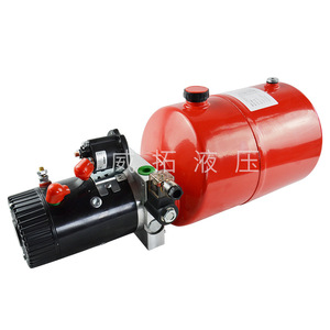 ชุดจ่ายกำลังไฮดรอลิก Weituo Hydraulics HPU2 แบบไฟฟ้า ติดตั้งแนวนอน สำหรับแท่นยกทำงานทางอากาศและรถทำความสะอาด - Product Image 1