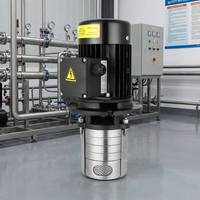 Bomba de Inmersión Vertical Multietapa CDLK de 0.37kW-7.5kW, Bomba de Circulación de Refrigerante CNC de Acero Inoxidable de Alta Presión para Máquinas