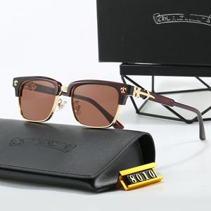 Lunettes de vue en forme de cœur avec monture chromée pour hommes, lunettes anti-lumière bleue, monture de luxe en acétate personnalisée à bordure complète - Product Image 6