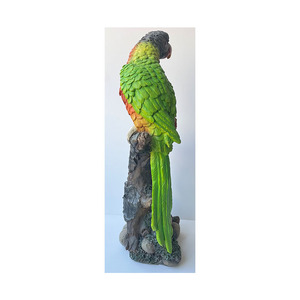 Meilleur prix Art populaire grandeur nature extérieur résine Anima perroquet Sculpture noël jardin ornement en fibre de verre <span class=keywords><strong>idée</strong></span> cadeau parfaite - Product Image 3