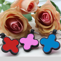 Plaque d'identification personnalisable pour chien en silicone, multicolore, style Instagram, avec code QR imprimable pour l'identification de l'animal