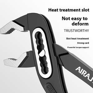Alicates de Bomba Multifuncionales de Acero al Carbono de Grado Industrial de 8 Pulgadas con Mordaza Serrada de Liberación Rápida y Mango de PVC Personalizable para Corte - Product Image 2