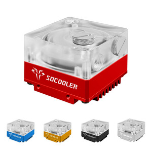 Pompe à eau CC sans balais Socooler So-U6a 12V 24V avec éclairage RGB pour refroidissement liquide de CPU, type split - Product Image 4