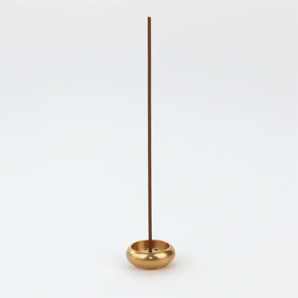 MAXERY Brass Inserted Portable Mini Incense Holder Incense Burner Aromatherapy Environment