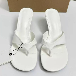 Women's Toe <b>Post</b> Sandals - Round Toe Slim Heel Slide-In Style Sexy Ladies Heeled Sandals - Product Image 3