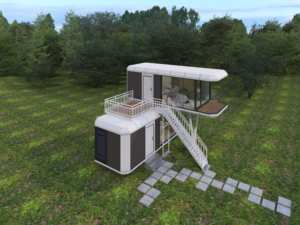 Maison mobile préfabriquée en acier moderne, structure modulaire extensible, installation rapide, camping de villégiature, certifiée ISO9001, deux étages - Product Image 5