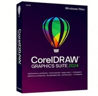 Logiciel de dessin et de conception vectorielle CorelDRAWs Graphics Suite 2024, installation simple, garantie après-vente, assistance logicielle 24h/24 et 7j/7