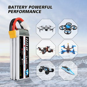 Batería Lipo HRB 2S 3S 4S 6S 2200-7000mAh para Auto RC, Conector XT60 EC5 T-plug - Product Image 2