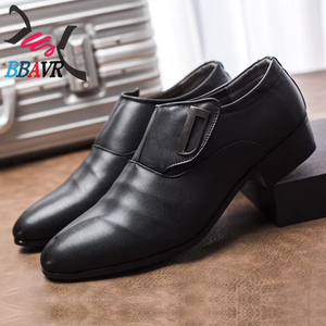 รองเท้าหนังผู้ชายแบบสวม รุ่น Monk Strap คุณภาพพรีเมียม หัวแหลม สำหรับธุรกิจและงานทางการ กันลื่น ขายส่งจากโรงงาน - Product Image 1