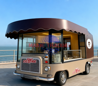 Camion de restauration mobile électrique en tôle d'acier galvanisé pour hot-dogs, idée d'entreprise, enregistrement juridique