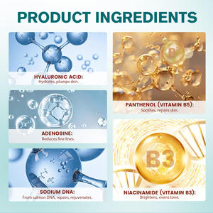 Crème rajeunissante PDRN OEM, ADN de sodium, apaise, répare la <span class=keywords><strong>peau</strong></span>, hydrate, raffermit, crème anti-âge <span class=keywords><strong>pour</strong></span> le visage, convient à tous les types de <span class=keywords><strong>peau</strong></span> - Product Image 4