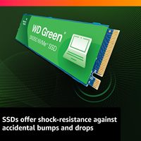 Drive-Gen3 WD 500GB untuk WD Green SN350 NVMe Internal SSD Solid State PCIe M.2 2280 hingga 2,400 MB/dtk untuk laptop produk baru