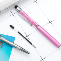 Stylo à bille personnalisé avec logo imprimé stylo à bille coloré mince corps en métal stylos à bille torsadés