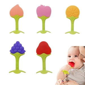 De libre de BPA silicona bebé <span class=keywords><strong>mordedor</strong></span> chupete <span class=keywords><strong>fruta</strong></span> de juguetes para la dentición - Product Image 1