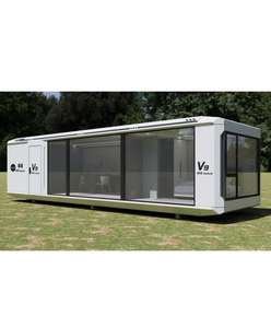 WE Villas et maisons capsule en acier léger préfabriquées modulaires imperméables modernes pour les vacances en plein air à vendre - Product Image 1