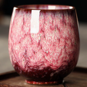 Tazón de Té con Diseño Vintage y Esmalte Único, Taza de Servicio de Té de Arcilla Estilo Japonés, Tazas de Cerámica para Degustación de Té Kung Fu con Efecto Horno - Product Image 6