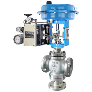 Válvula de regulación de acero de fundición eléctrica, válvula de Control de Vapor Eléctrica AC220V, brida eléctrica, modulación de <span class=keywords><strong>3</strong></span> vías - Product Image 5