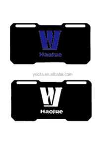 YOCITA - Soporte de Matrícula Trasero de Acrílico para Motocicleta con Logotipo Haojue, Sistema de Iluminación de Matrícula Compatible - Product Image 3