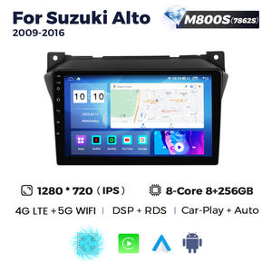 مروحة تبريد MEKEDE MS Android12 8core 8core 8 GB <span class=keywords><strong>Player</strong></span> لسوزوكي ألتو-ولاستريو السيارة مع 4G te BT GPS - Product Image 3
