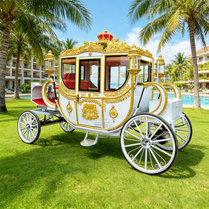 Chariot de chevaux sur mesure pour parc d'attractions, fabriqué en Angleterre, fournisseur Royal China, à vendre - Product Image 3
