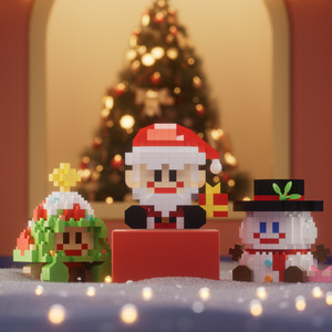 Bloques de Construcción de Micropartículas Luckykoo, Juguetes Educativos Creativos de Ensamblaje DIY para Niños, Regalo de Navidad, Modelo MOC, Set de Plástico - Product Image 2