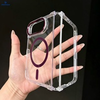 Étui personnalisé pour iPhone 18 Fold, transparent, magnétique, en PC et TPU, anti-jaunissement, pour téléphone pliable