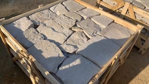 屋内外装装飾用ランダムフォーマット天然白石砂岩壁 - Product Image 2