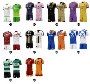 Op Maat Gemaakte 2025 Nieuwe Stijl Voetbalclub Uitrusting Populaire Full-Body Nieuwe Voetbalkleding Inclusief Jersey Sets - Product Image 5