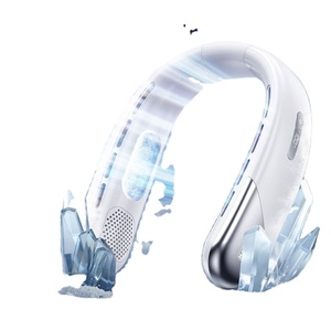 Ventilador de Cuello Plegable Manos Libres, Recargable por USB 5V, Bajo Ruido, Enfriador de Aire Personal para Camping, Viajes y Deportes al Aire Libre - Product Image 1