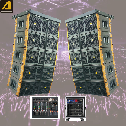 AS210 AS212+AS28 Two Way Neodymium Speaker Birch Professional Line Array active Speaker set dual 10inch 12 inch 18inch subwoofer