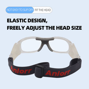 फैक्टरी बिक्री कस्टम संरक्षण पर्चे आउटडोर खेल चश्मा बास्केटबॉल काले चश्मे - Product Image 6