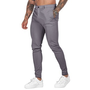 <span class=keywords><strong>Pantaloni</strong></span> Chino da Uomo XMAMLON Slim Fit Streetwear alla Caviglia Antirughe <span class=keywords><strong>con</strong></span> Cintura Piatta <span class=keywords><strong>Pantaloni</strong></span> Cargo a Vita Elastica - Product Image 5