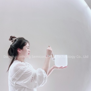 Frosted trắng tinh thể thạch anh hát bát với trường hợp thực hiện Frosted trắng tinh thể sản phẩm từ Trung Quốc nhà máy - Product Image 2