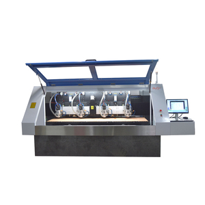 ATC 4 trục chính khoan và router máy tự động với độ chính xác cao <span class=keywords><strong>PCB</strong></span> Router tốc độ cao Trung Quốc CNC Máy phay - Product Image 1