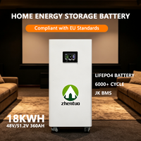 Système de stockage vertical en tour 48V 360Ah 18Kwh Lithium-ion avec conception de module à échange à chaud pour une fonctionnement ininterrompu