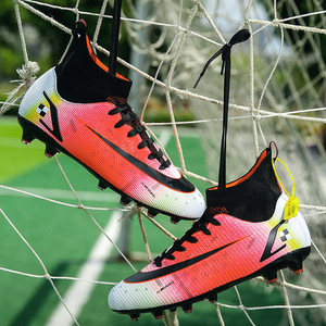 Scarpe da <span class=keywords><strong>Calcio</strong></span> EACH in Pelle di Alta Gamma TF AG con Tacchetti Lunghi per Ragazzi e Ragazze, Scarpe da <span class=keywords><strong>Calcio</strong></span> Alte per Uomini e Studenti - Product Image 5