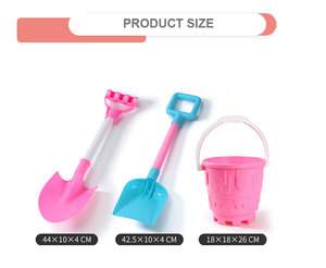 Jouets de pelle à sable de plage en plastique multi-manche personnalisés pour enfants de 14 ans et plus, unisexe - Product Image 5