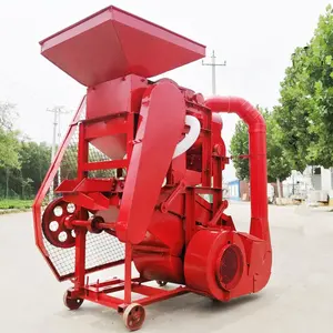 Chinese automic peanut husking groundnut peeling machine shell removing diesel powered big capacity