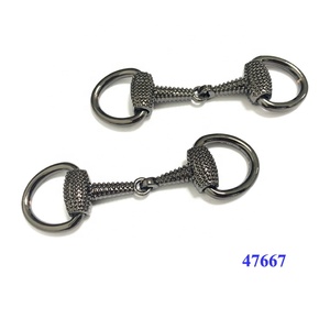 خفيفة الوزن اثنين من أجزاء معدنية الرجال مات السوداء سلسلة أحذية زخرفة - Product Image 6