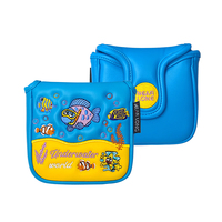 Housse de tête de club de golf motif écureuil, doublure en peluche douce, housse de driver, accessoires de golf amusants, échantillon gratuit