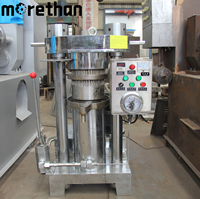 Morethan Presse semi-automatique à haute teneur en huile pour usage domestique Extraction d'huile de tournesol, de sésame et de noix de coco Capacité de 180 kg/h