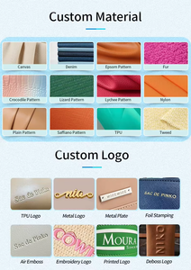 Wholesale Fashion High Quality PU Genuine Leather Women <strong>Bags</strong> Tote Lady Handbags <strong>Custom</strong> logo Private Label - Product Image 5