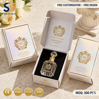 Boîte d'expédition ondulée pour parfum, emballage personnalisé en carton coloré avec logo, usine OEM, livraison rapide, vente en gros