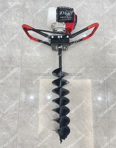 Taladro de tierra de gasolina de alta eficiencia con motor de 2 tiempos de 52 cc para plantar árboles y perforar agujeros - Product Image 3