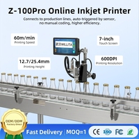 Impresora de Inyección de Tinta Térmica Willita Online Z-100PRO, Impresora de Inyección de Tinta Continua, Máquina de Codificación por Inyección de Tinta TIJ