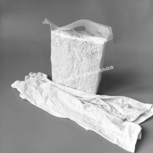 Trapos de Limpieza Industriales de Algodón Stableion, Trapos de Camiseta Blancos 100% Algodón - Product Image 1