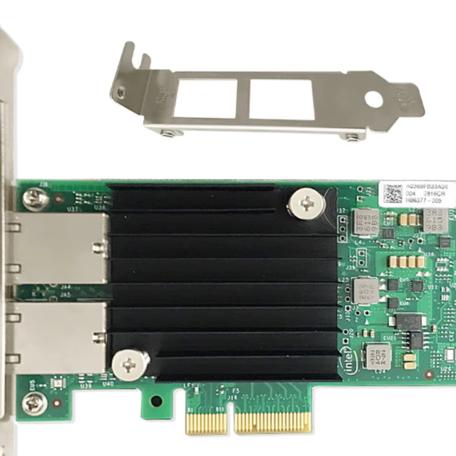 Intel 10G Dual Port Network Card 550T2 Server Desktop Computer PCIEX4 Built-in Wired Driver-Free Network Card
