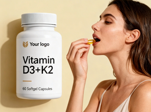 OEM <span class=keywords><strong>Vitamin</strong></span> <span class=keywords><strong>D3</strong></span>+K2 60 Kapsül Yetişkinler İçin Yumuşak Jel Kapsül - Product Image 3